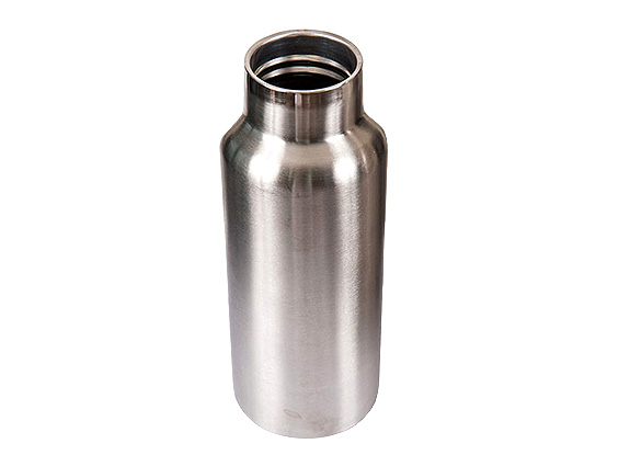 Food grade stainless steel with vacuum insulated double wall. Keeps the beverage Cold or Hot 10 times longer.